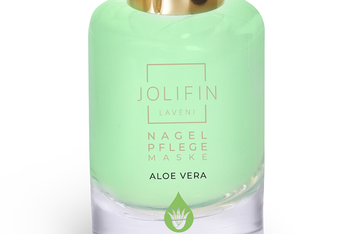 Jolifin LAVENI Peel-Off Nail Care Mask - Aloe Vera 10ml