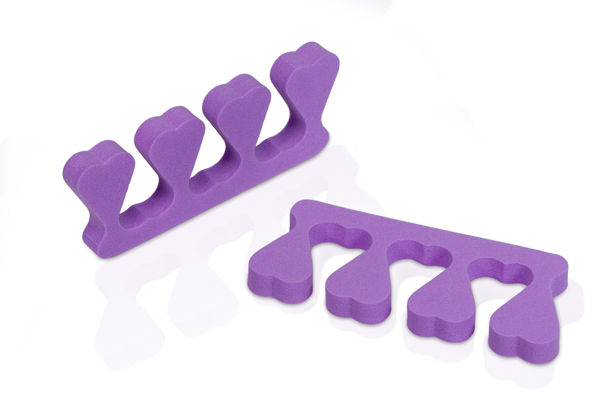 Jolifin pedicure toe spreader disposable - lilac