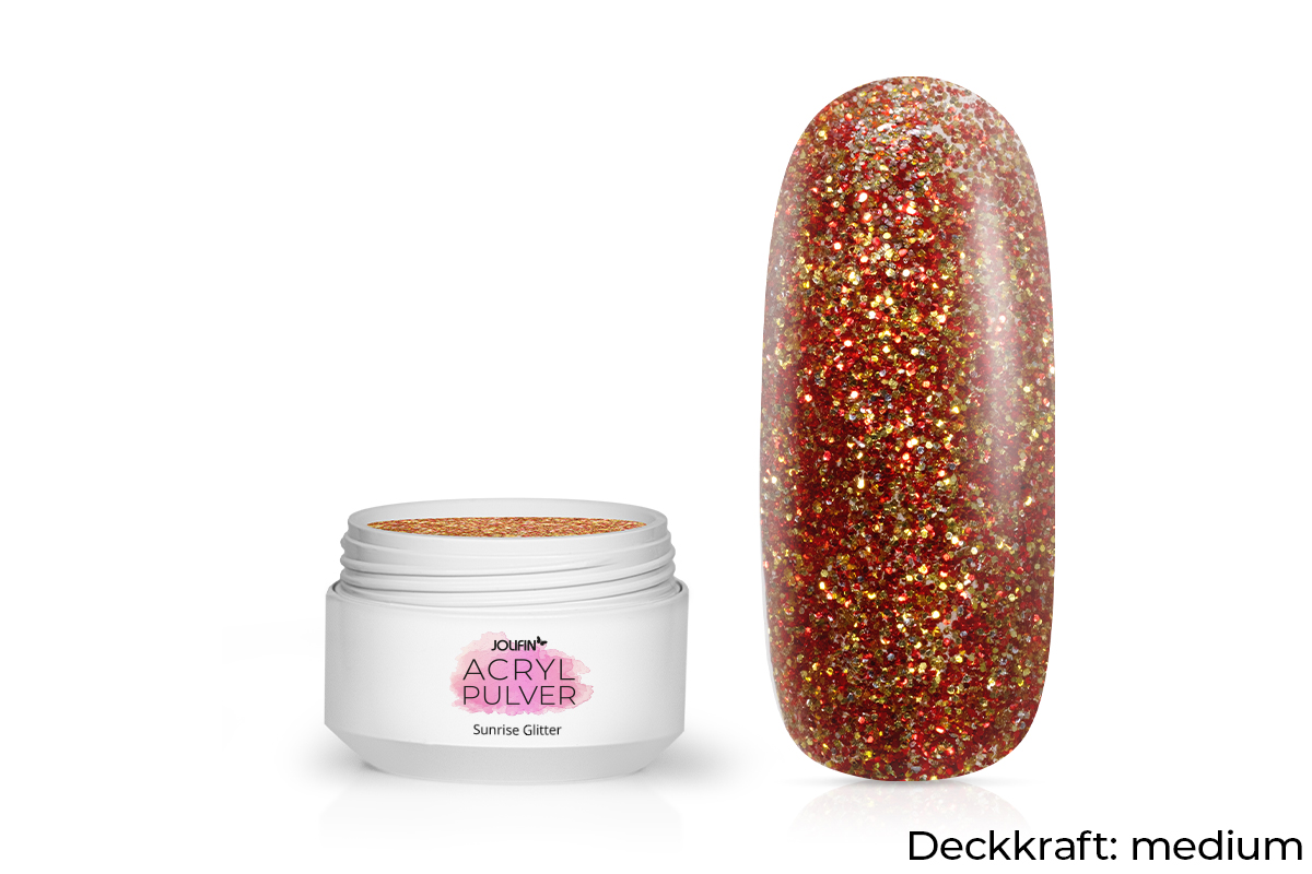 Jolifin Acrylic Colour Powder - Sunrise Glitter 5g
