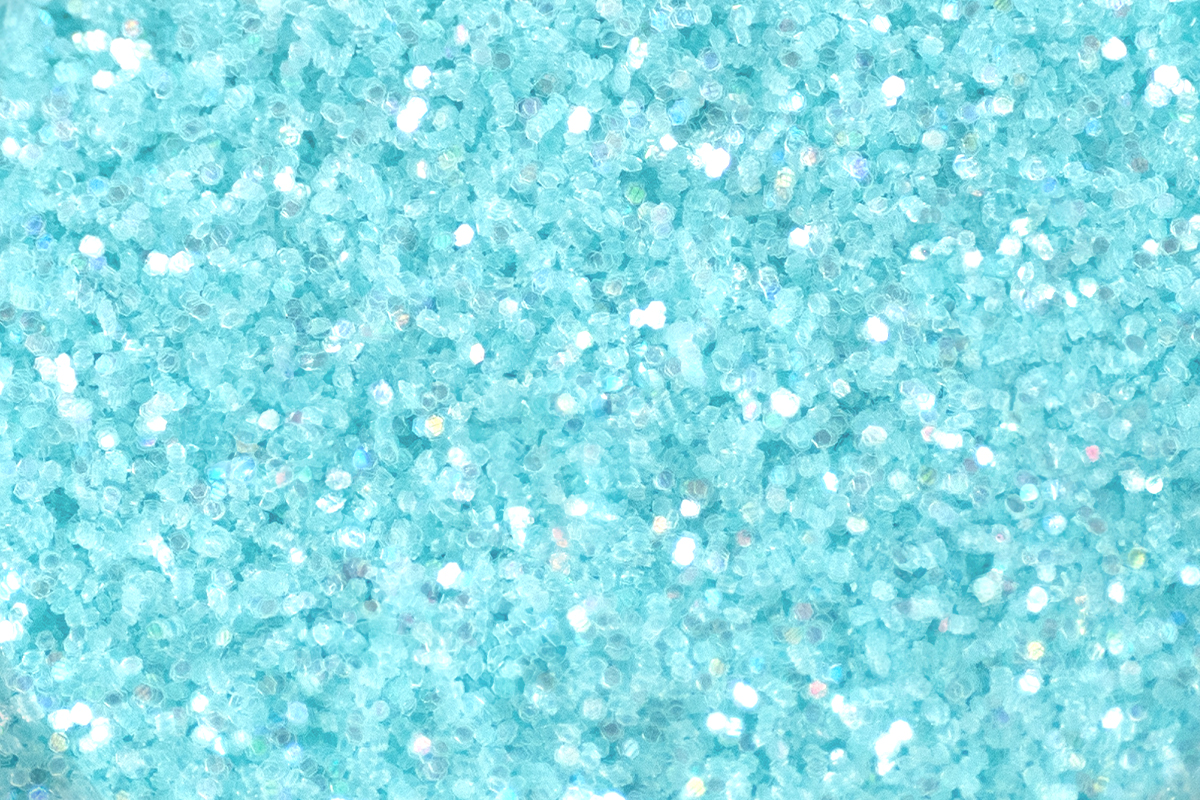 Jolifin Organic Glitter Powder - babyblue