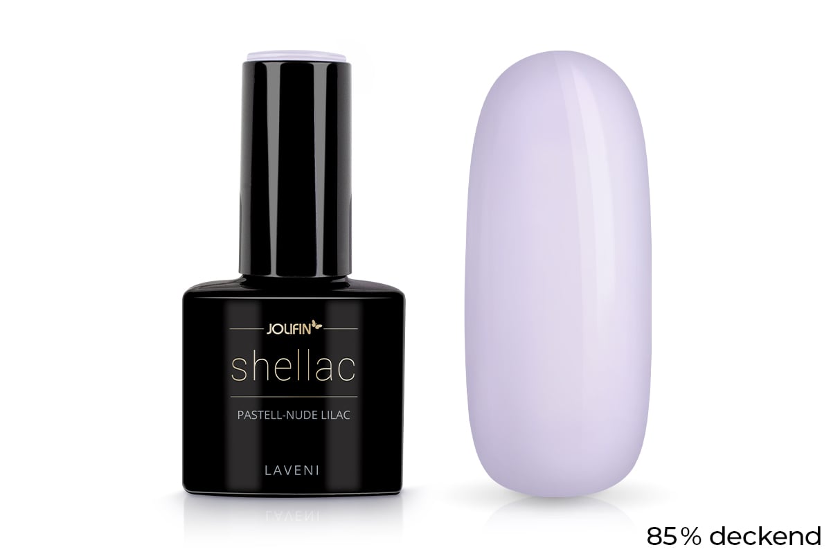 Jolifin LAVENI Shellac - pastell-nude lilac 10ml