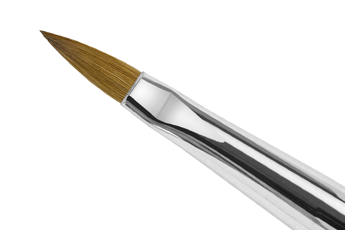 Jolifin Crystal Pink Acrylic Brush - Size 8