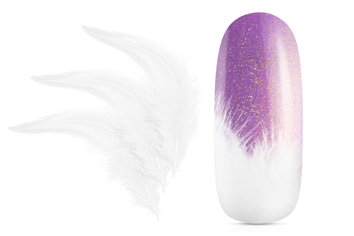 Jolifin Nailart Feder pure-white