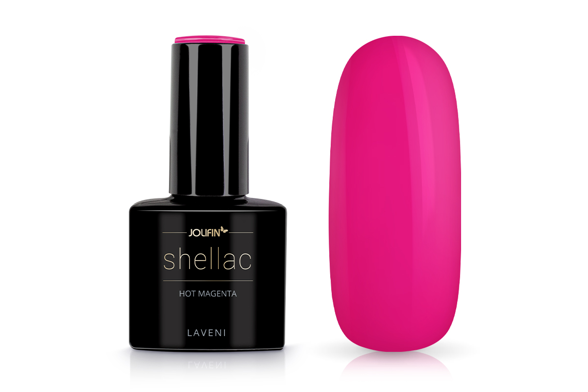 Jolifin LAVENI Shellac - hot magenta 10ml