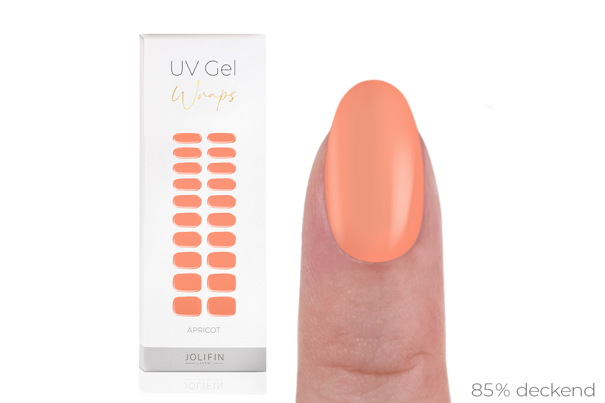 Jolifin LAVENI UV Gel-Wraps - apricot