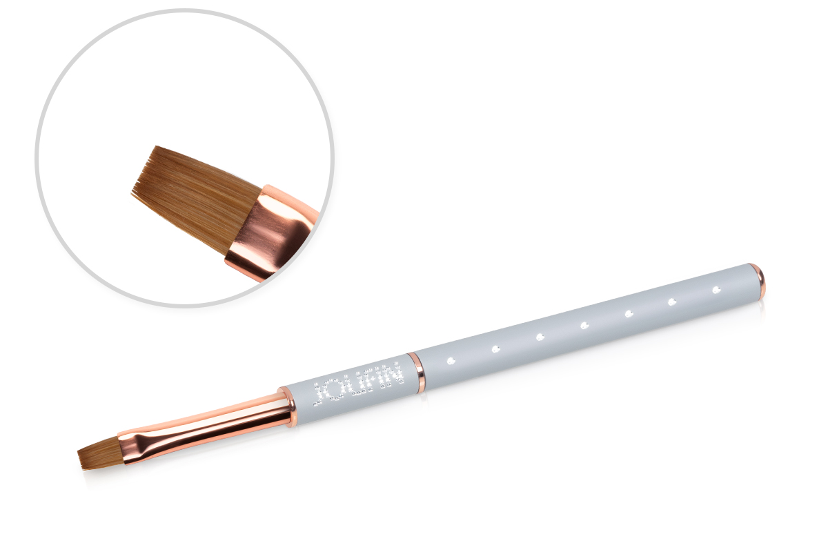 Jolifin Grey-Rosé Brush - straight size 6