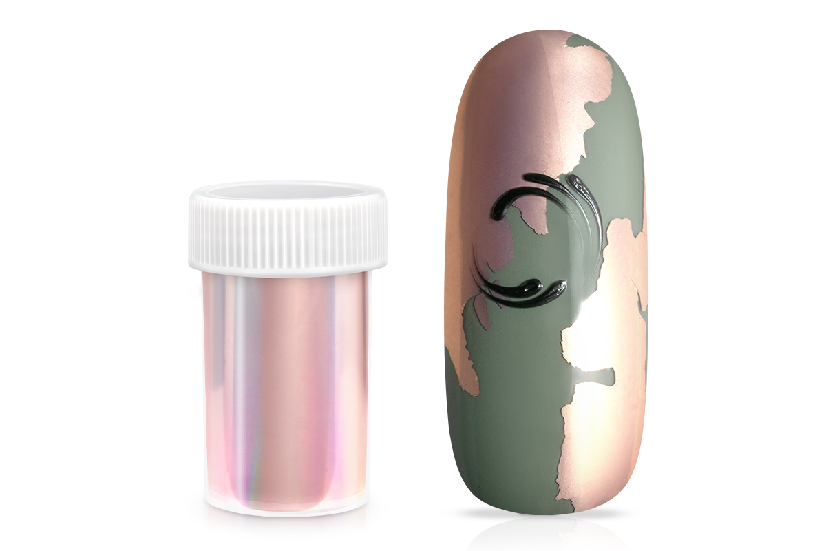 Jolifin Transfer Nagelfolie XL - Aurora Pearl rosé-gold