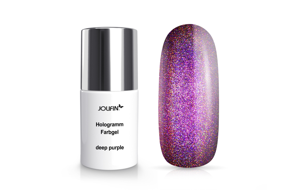 Jolifin Carbon Hologram Quick colour gel deep purple 11 ml