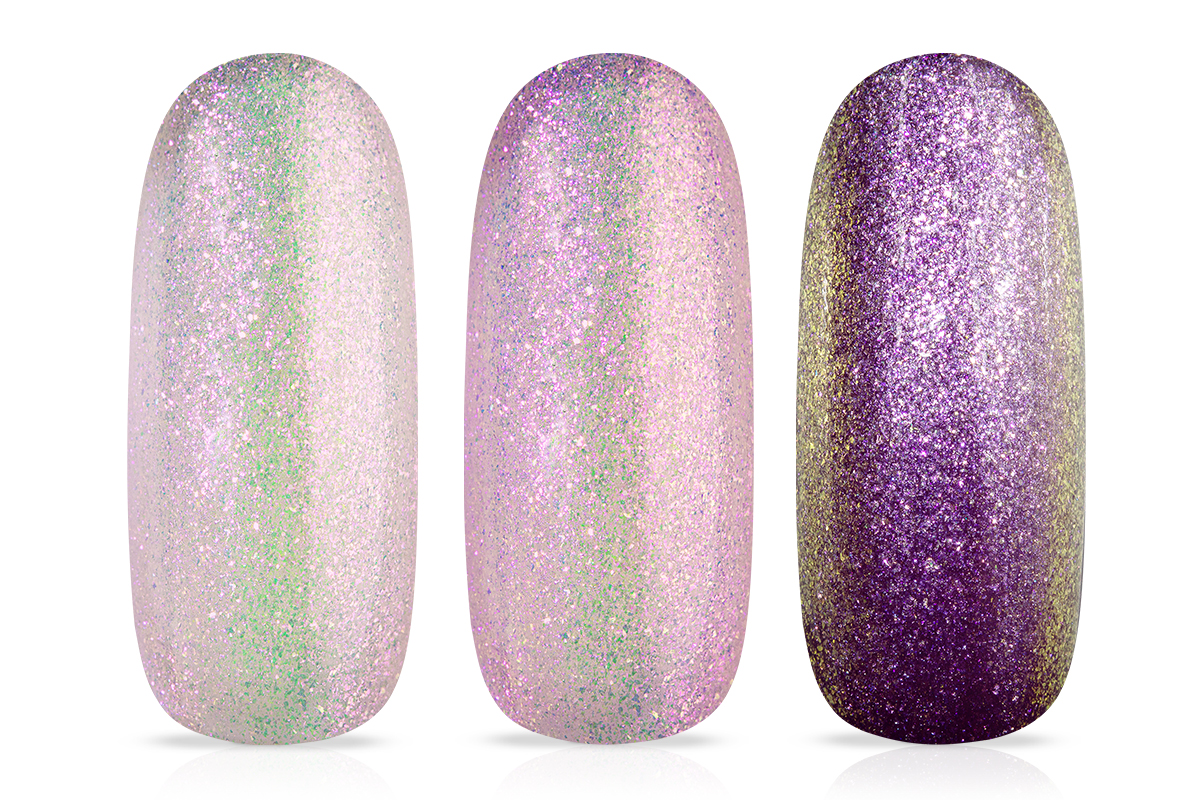 Jolifin LAVENI Shellac - Top-Coat without sweat layer Mermaid rosé 10ml