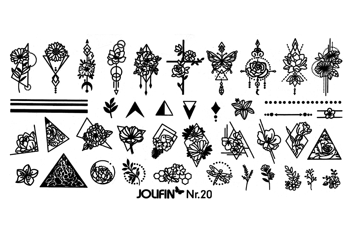 Jolifin Stamping Stencil No. 20