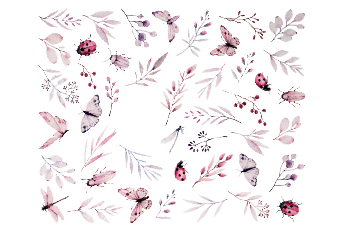 Jolifin Flora Nail Art Tattoo - No. 64
