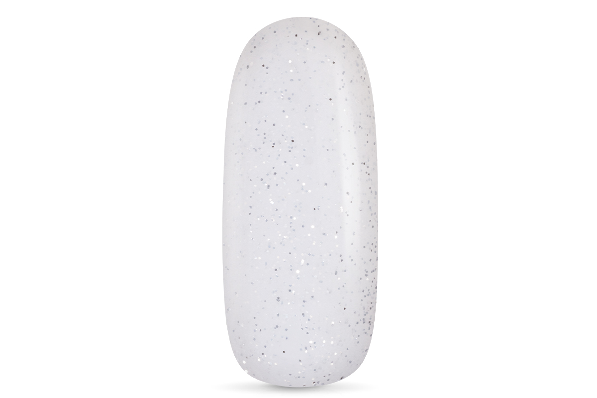 Jolifin LAVENI Shellac - milky white Glitter 10ml