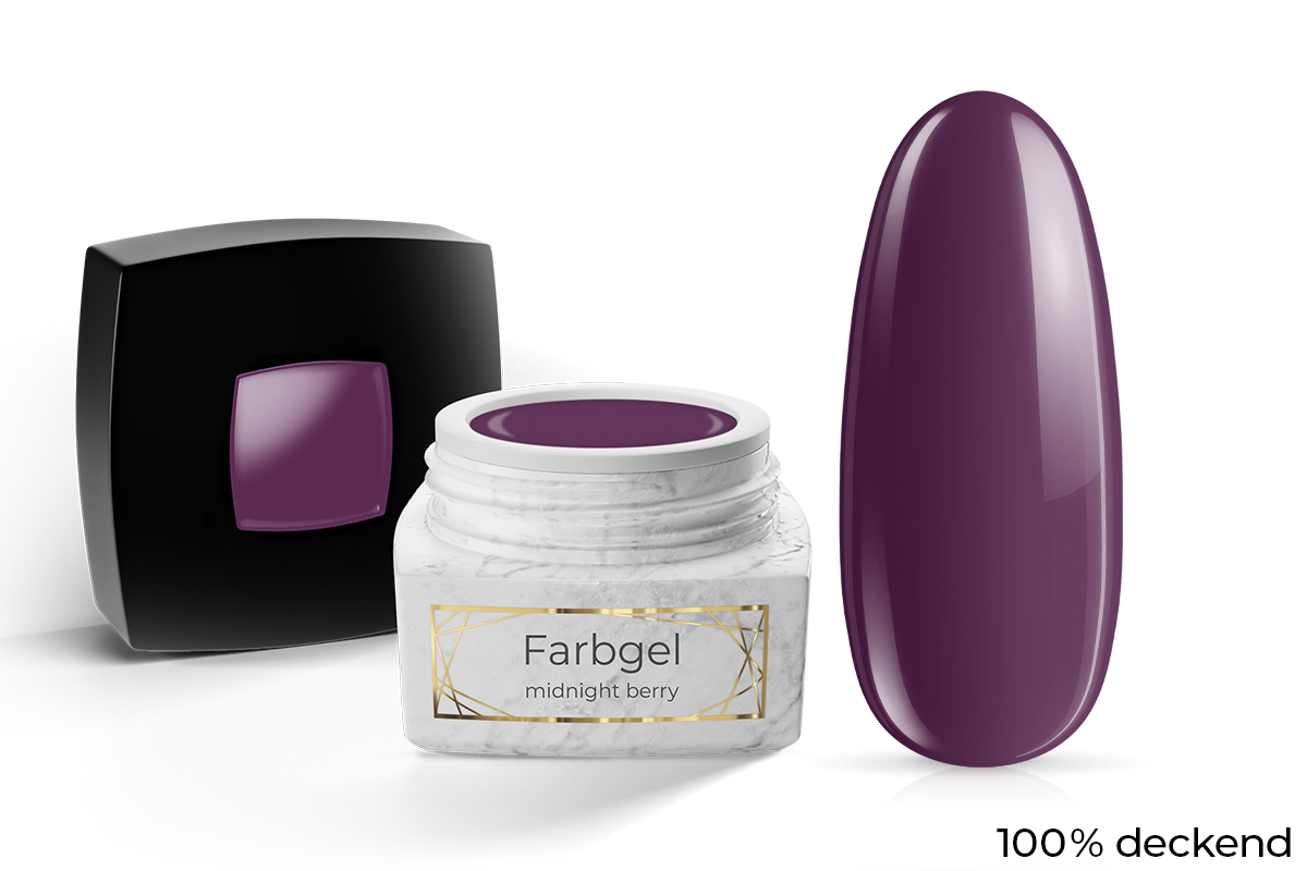 Jolifin LAVENI PRO Farbgel - midnight berry 5ml
