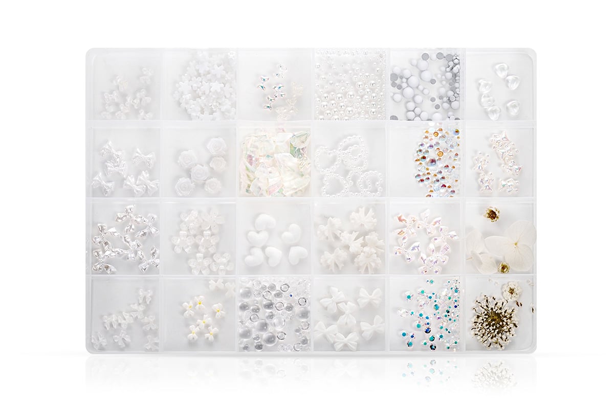 Jolifin XXXL Nailart Display - White Mix