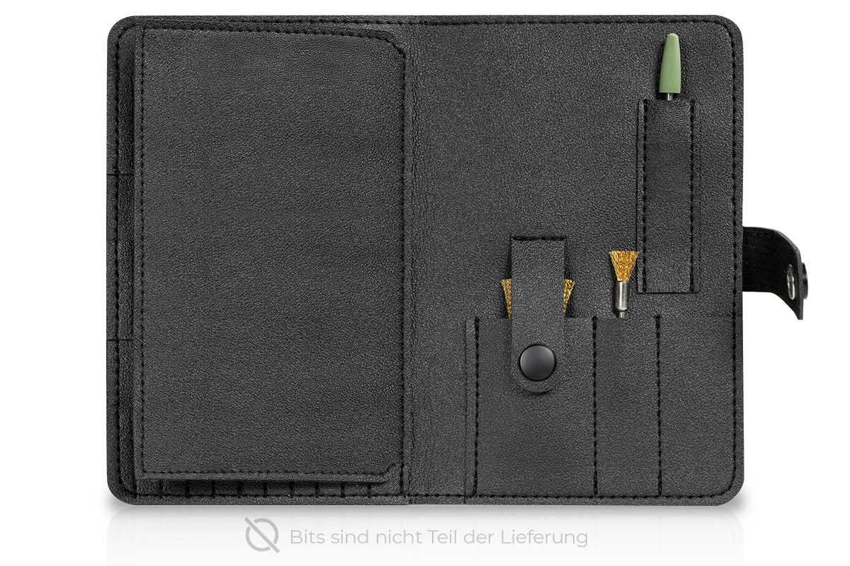 Jolifin Aufbewahrungs-Tasche - für 33 Fräser-Bits & 4 weitere Tools