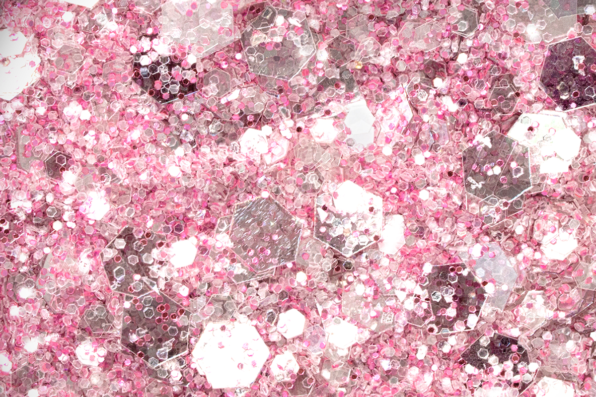 Jolifin LAVENI Crystal Glitter - pastel rose
