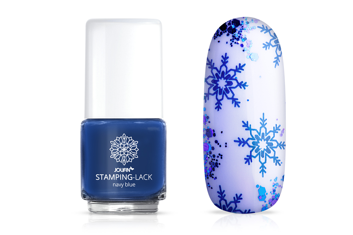 Jolifin Stamping-Lack - navy blue 12ml