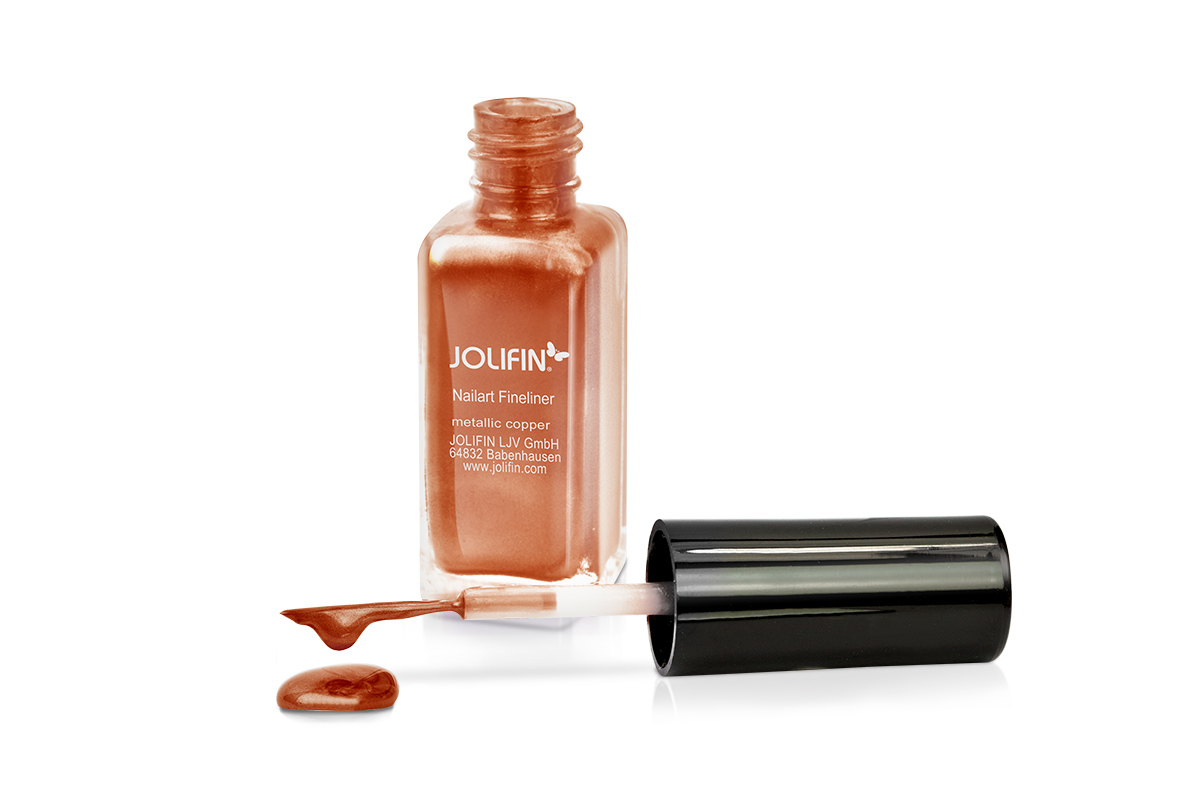 Jolifin Nail Art Fineliner metallic copper 10ml