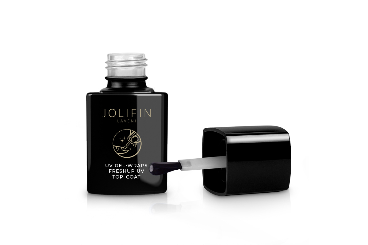 Jolifin LAVENI UV Gel Wraps - FreshUp UV Top-Coat 11ml 