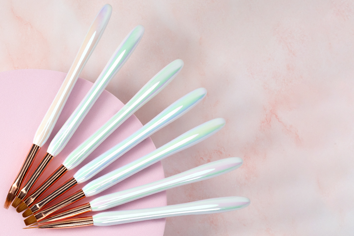 Jolifin Aurora Pinsel weiß - rund für Blätter