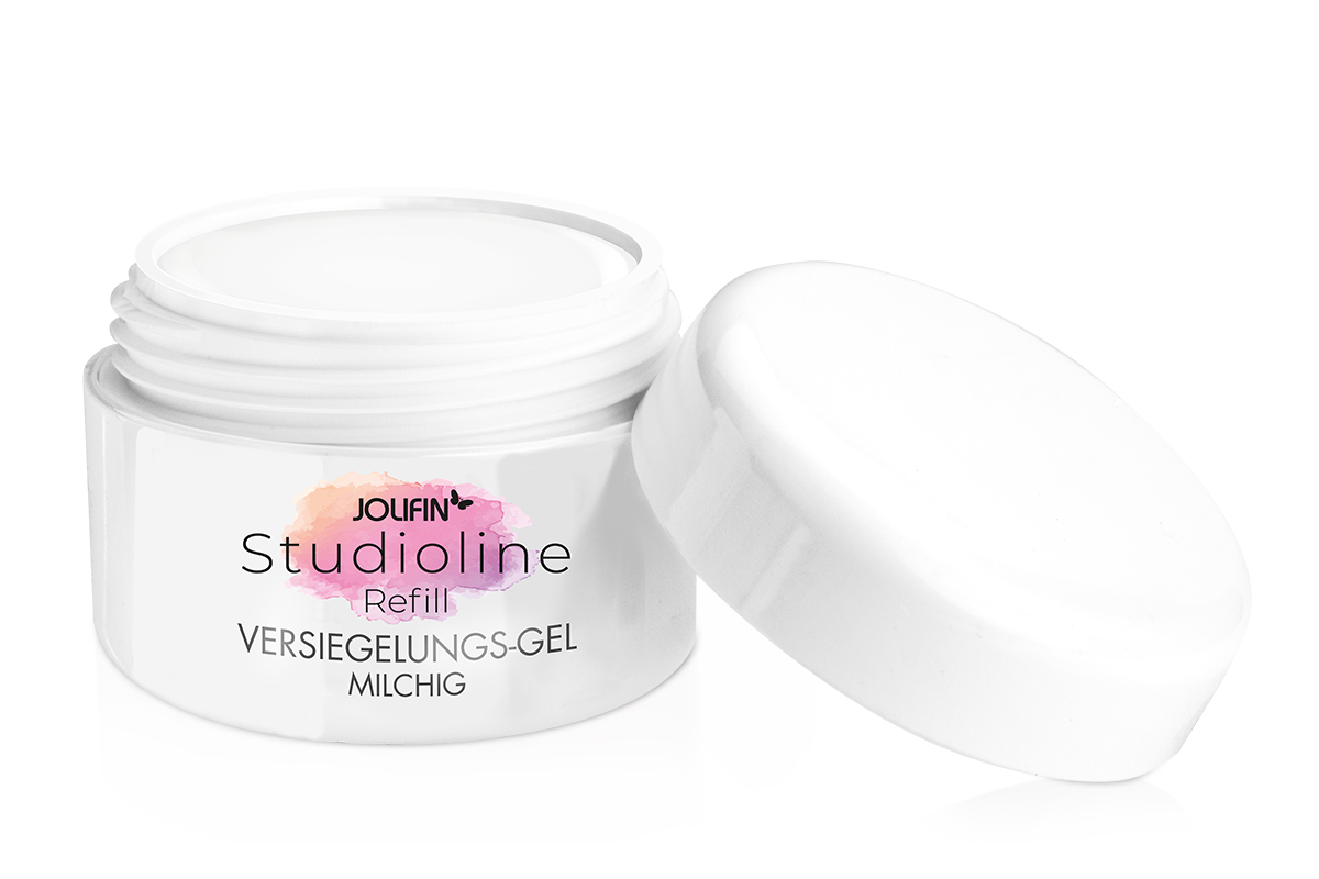 Jolifin Studioline Refill - Versiegelungs-Gel milchig 15ml