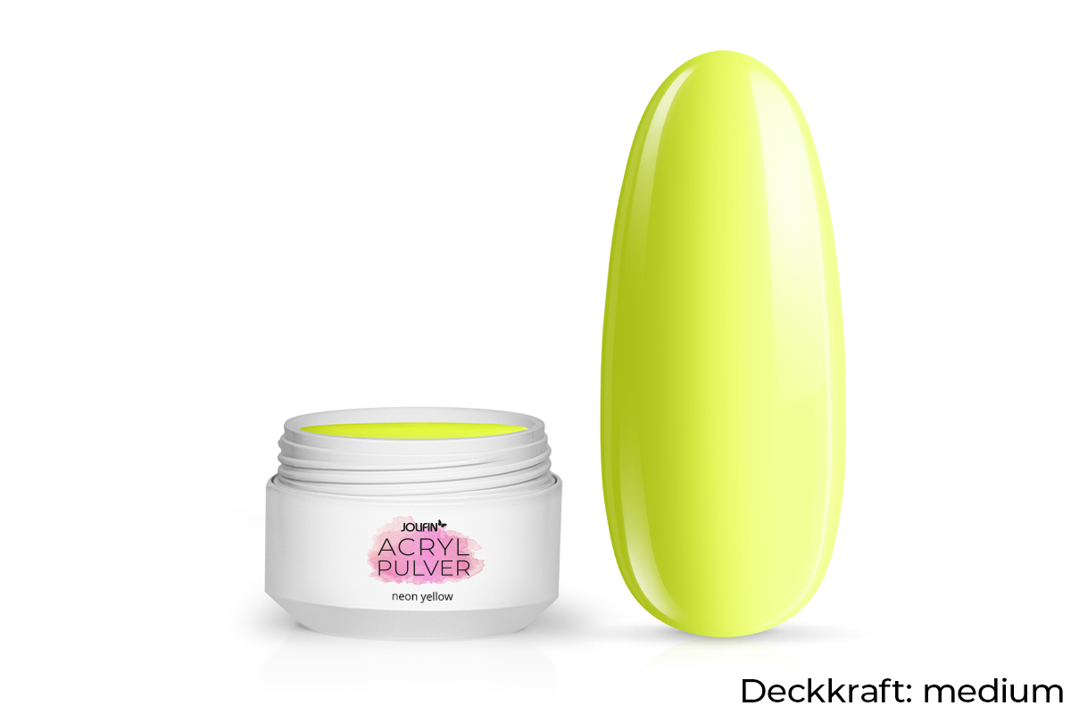 Jolifin Acryl Farbpulver - neon yellow 5g