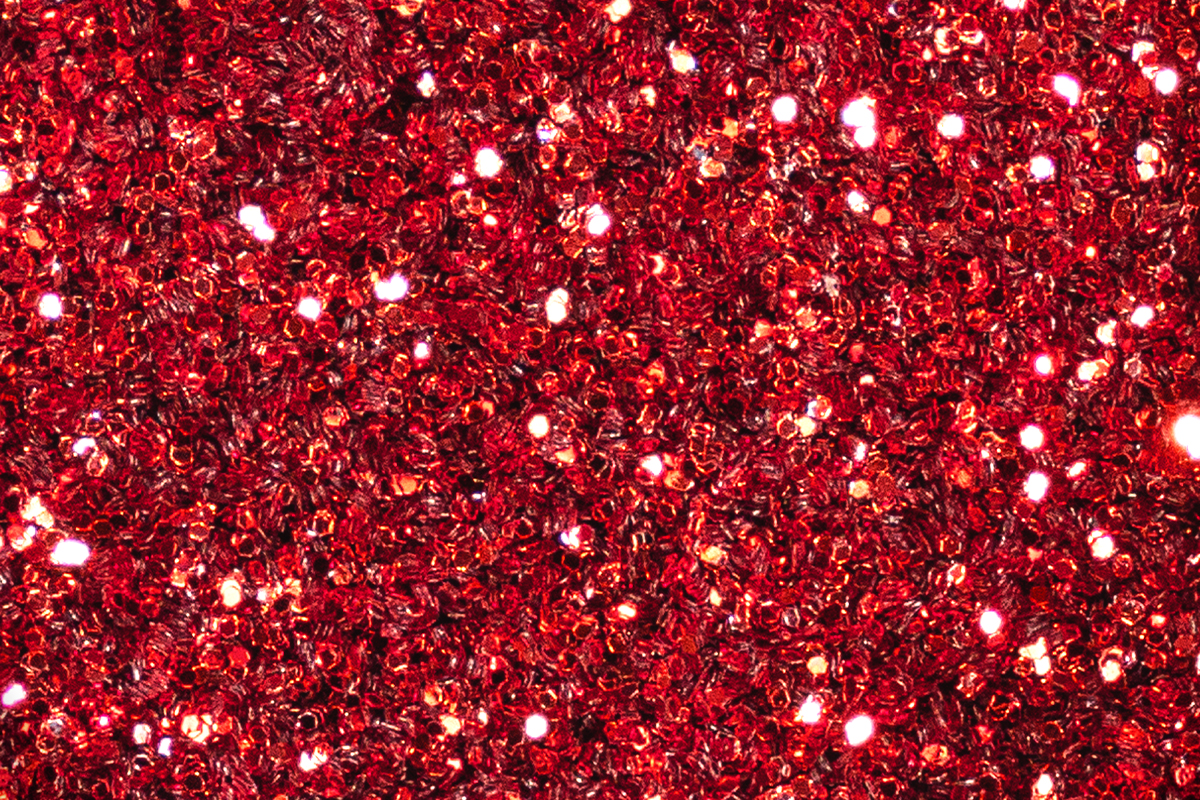 Jolifin Bio Glitterpuder - bloody red