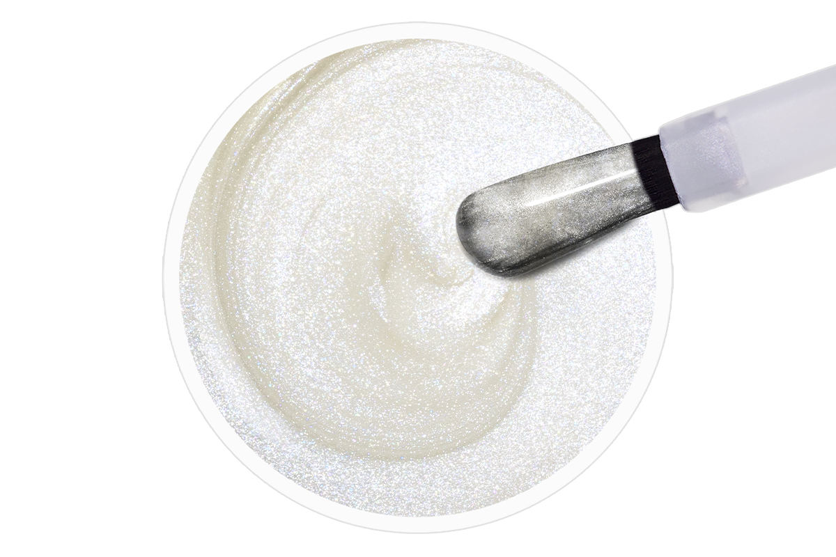 Jolifin LAVENI Nail Polish - white pearl 9ml