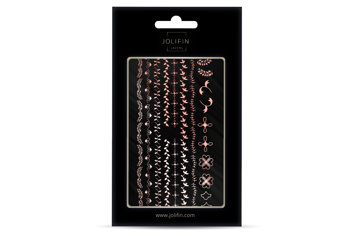 Jolifin LAVENI XL Sticker - rose gold no. 7