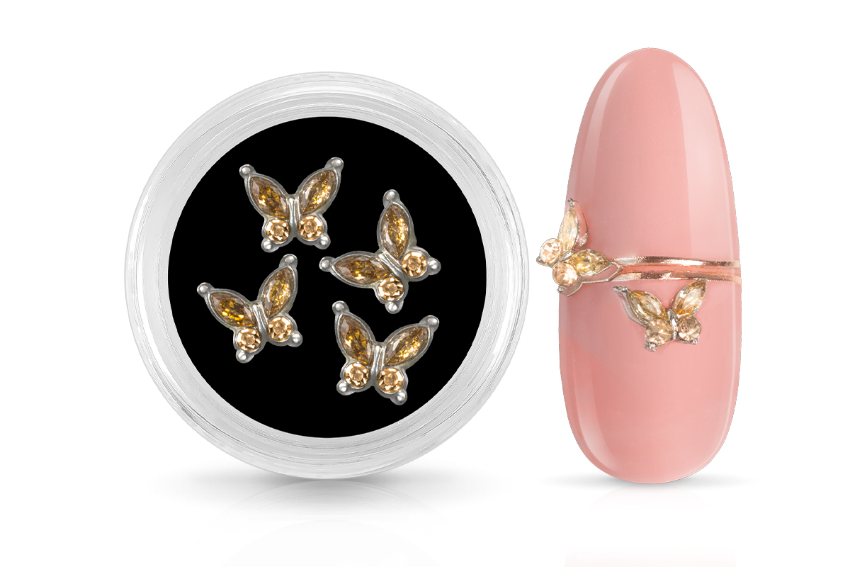 Jolifin Overlay Mini Schmetterlinge - apricot