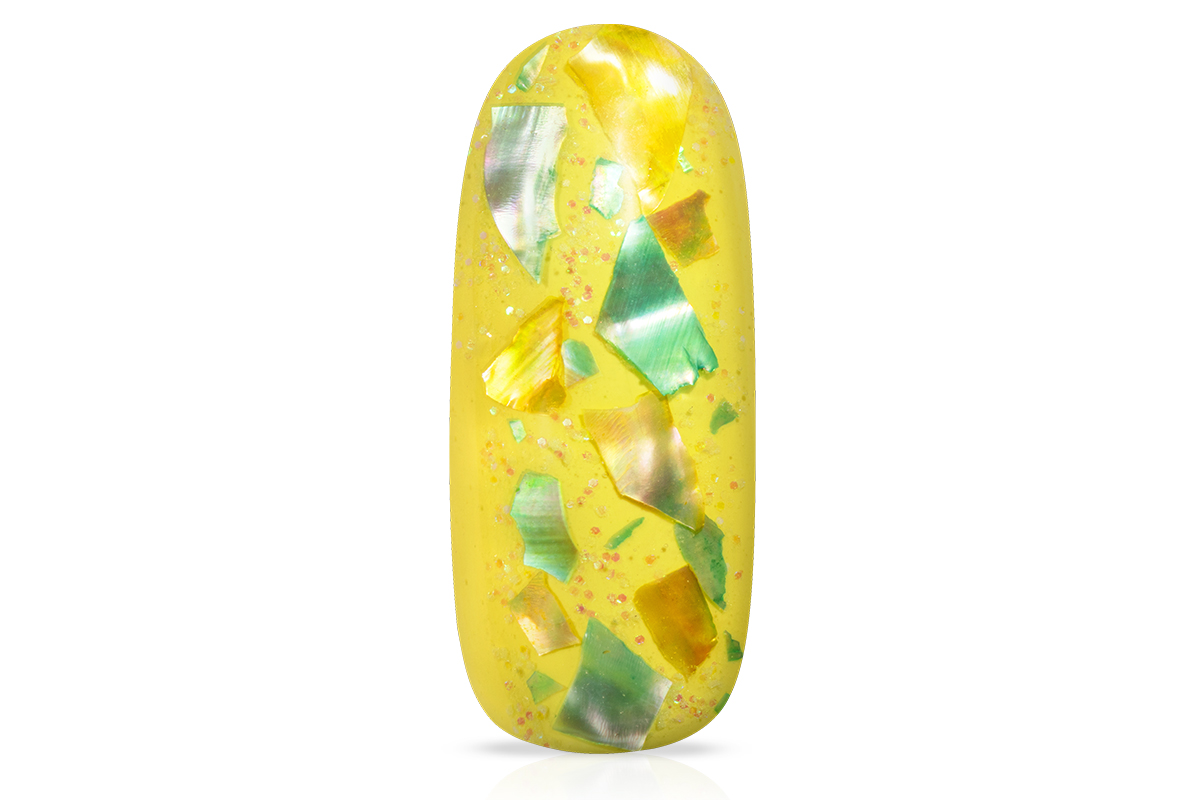 Jolifin Mother of Pearl Nail Art - aqua seashell