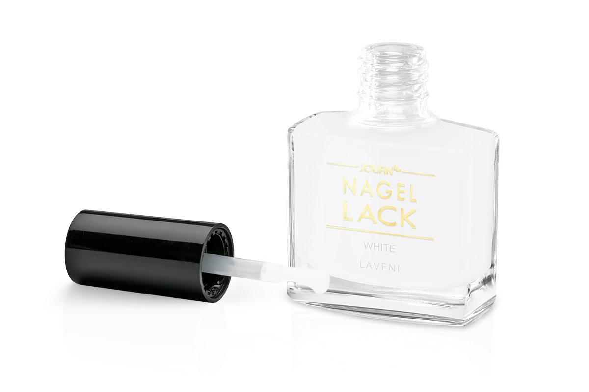 Jolifin LAVENI Nail Polish - white 9ml