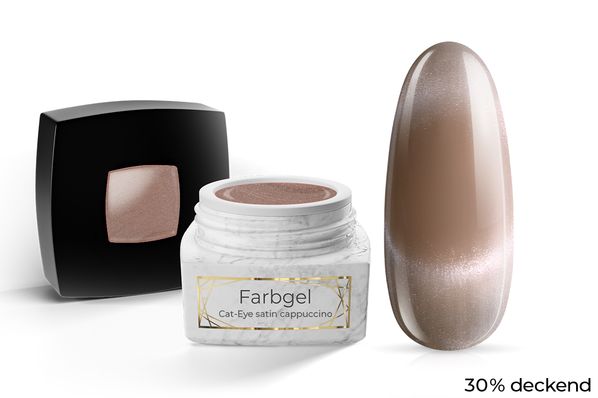 Jolifin LAVENI PRO Farbgel - Cat-Eye satin cappuccino 5ml