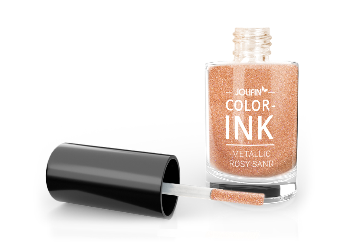 Jolifin Color-Ink - metallic rosy sand 6ml