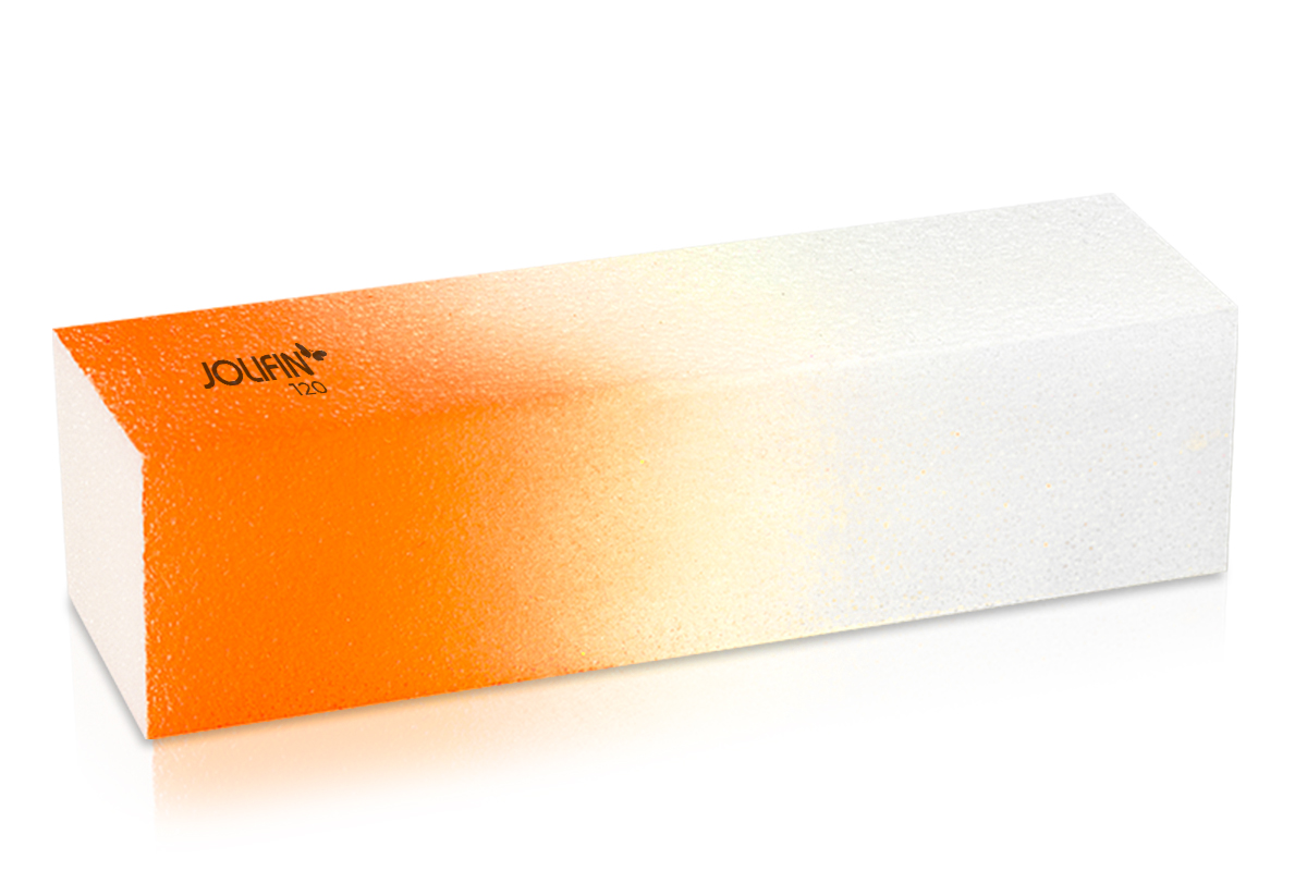 Jolifin Buffer-Schleifblock - Basic neon-orange ombre