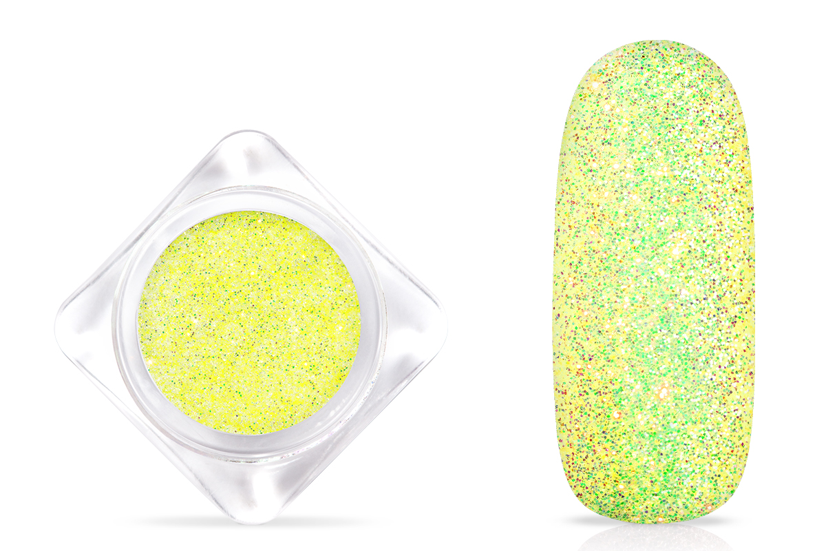 Jolifin Glitterpowder - neon-yellow