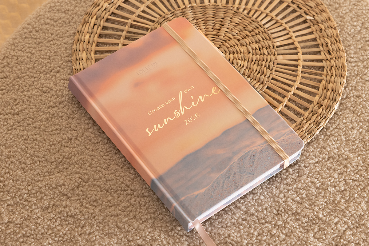 Jolifin diary calendar 2026 - sunshine