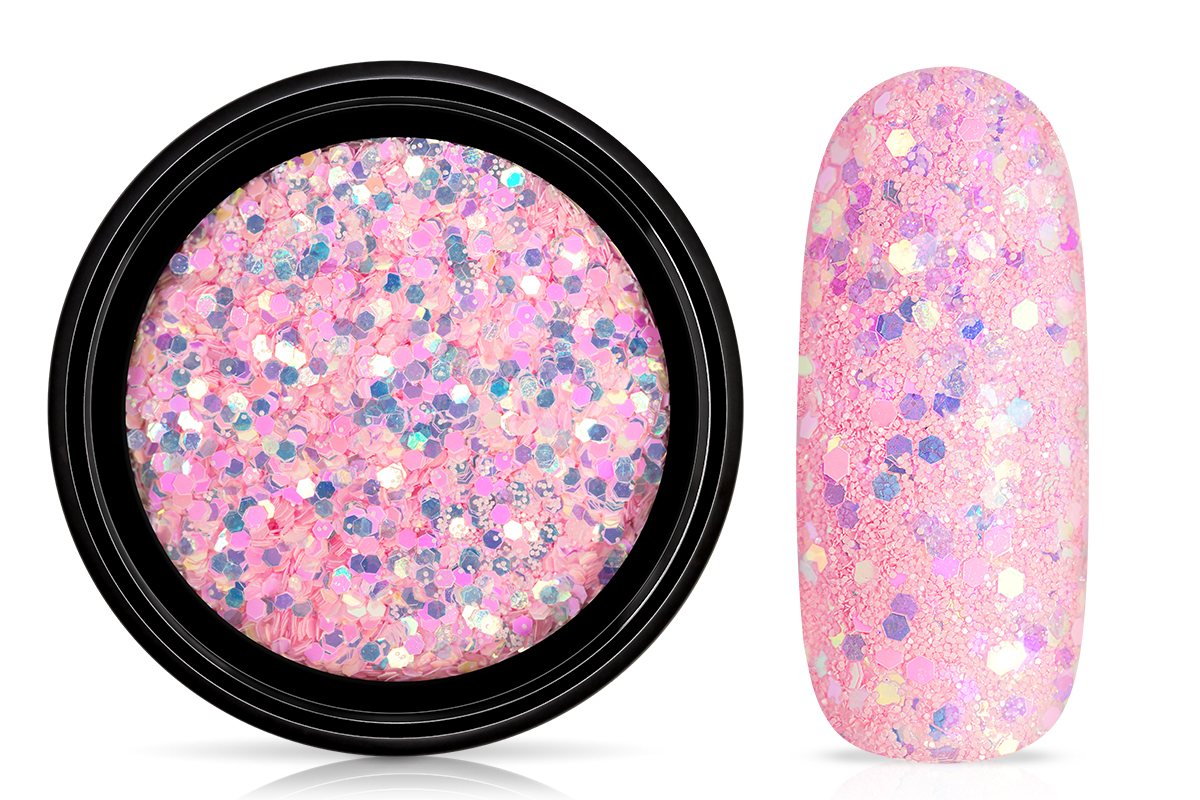 Jolifin LAVENI Mermaid Pastel Glitter - peach