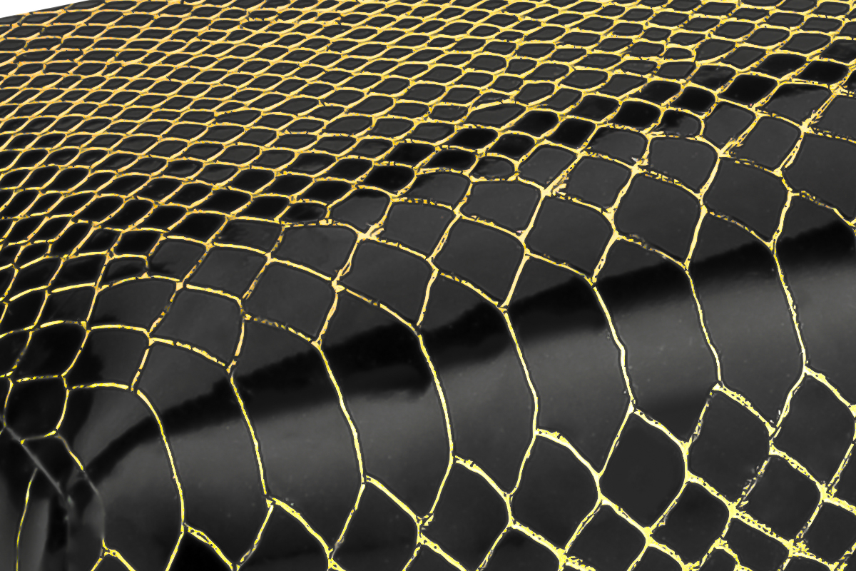 Jolifin hand rest snake pattern black