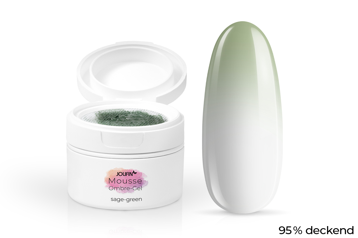 Jolifin Mousse Ombre-Gel - sage green 5ml