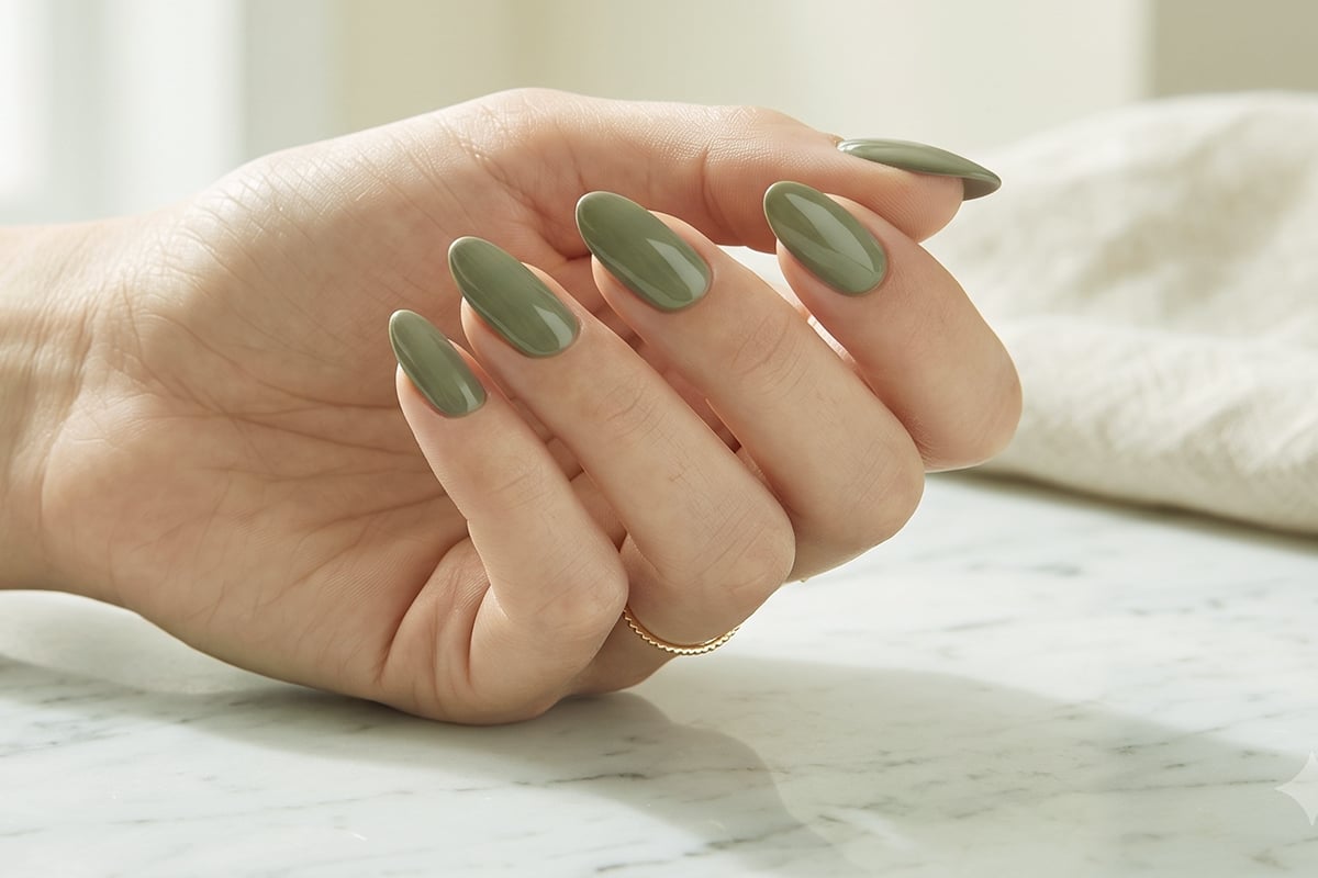 Jolifin Carbon Quick colour gel - olive green 11ml