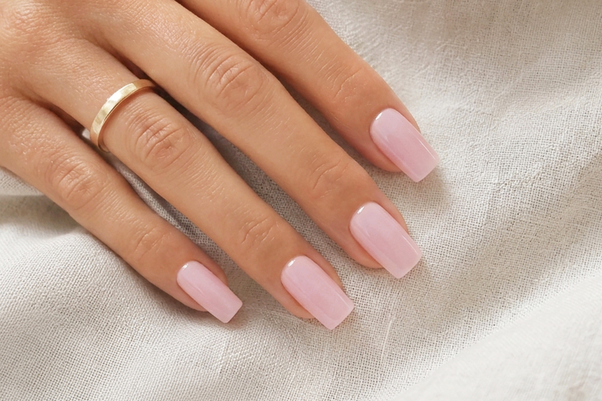 Jolifin LAVENI Shellac Cover für PressOn - make-up rosé 10ml
