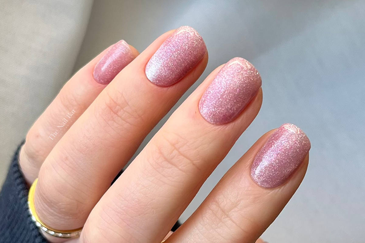 Jolifin LAVENI Shellac - Cat-Eye super shine pastel pink 10ml