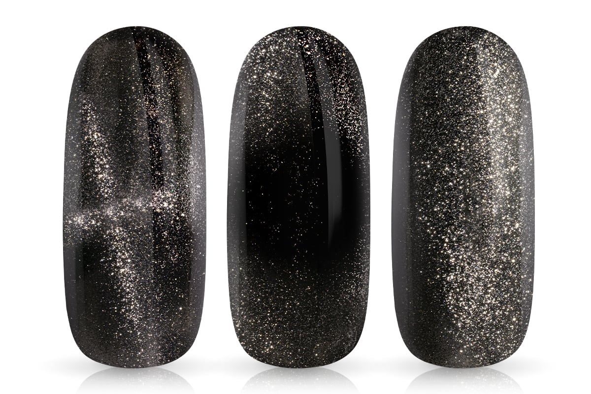 Jolifin LAVENI Shellac - Cat-Eye black 10ml