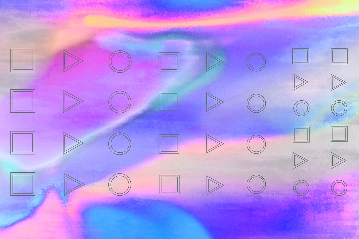 Jolifin LAVENI XL Sticker - Symbols aurora