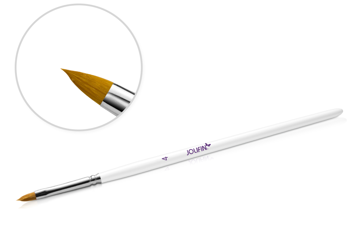 Gel brush cat tongue size 4