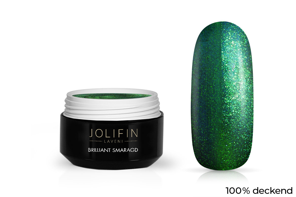 Jolifin LAVENI Colour Gel - brilliant emerald 5ml 