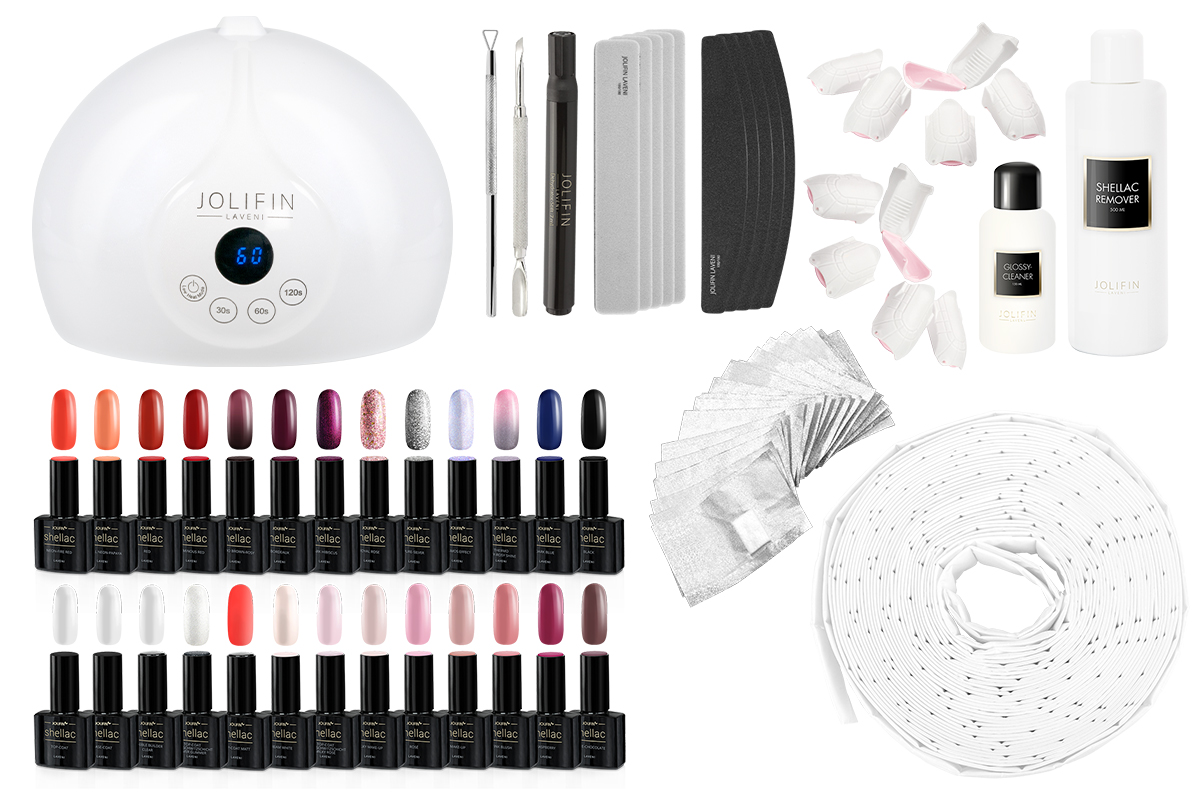 Jolifin LAVENI Shellac Starter-Set - XXL - Luna