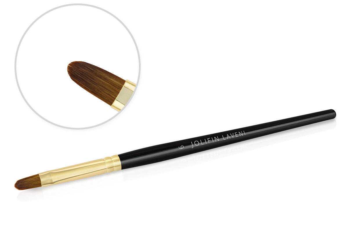 Jolifin LAVENI Brush - Gel oval size 6