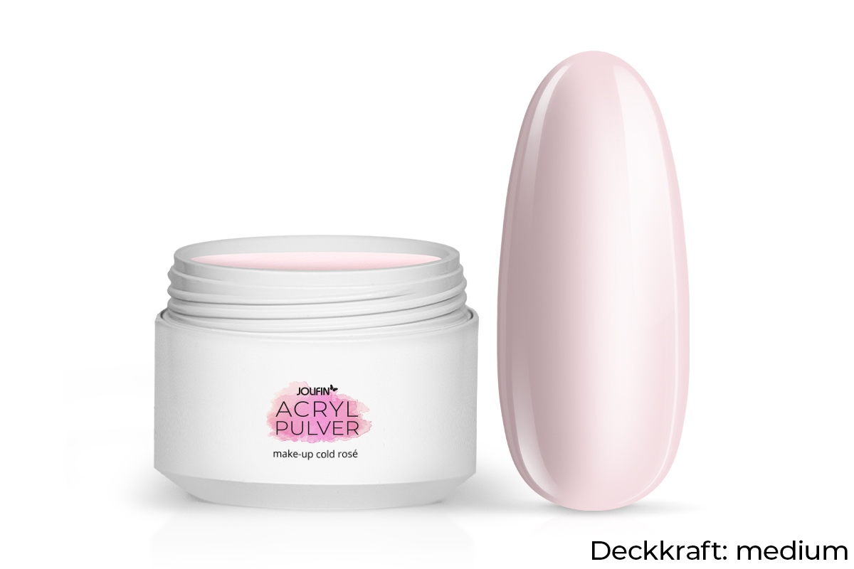 Jolifin Acryl Pulver - make-up cold rosé 30g